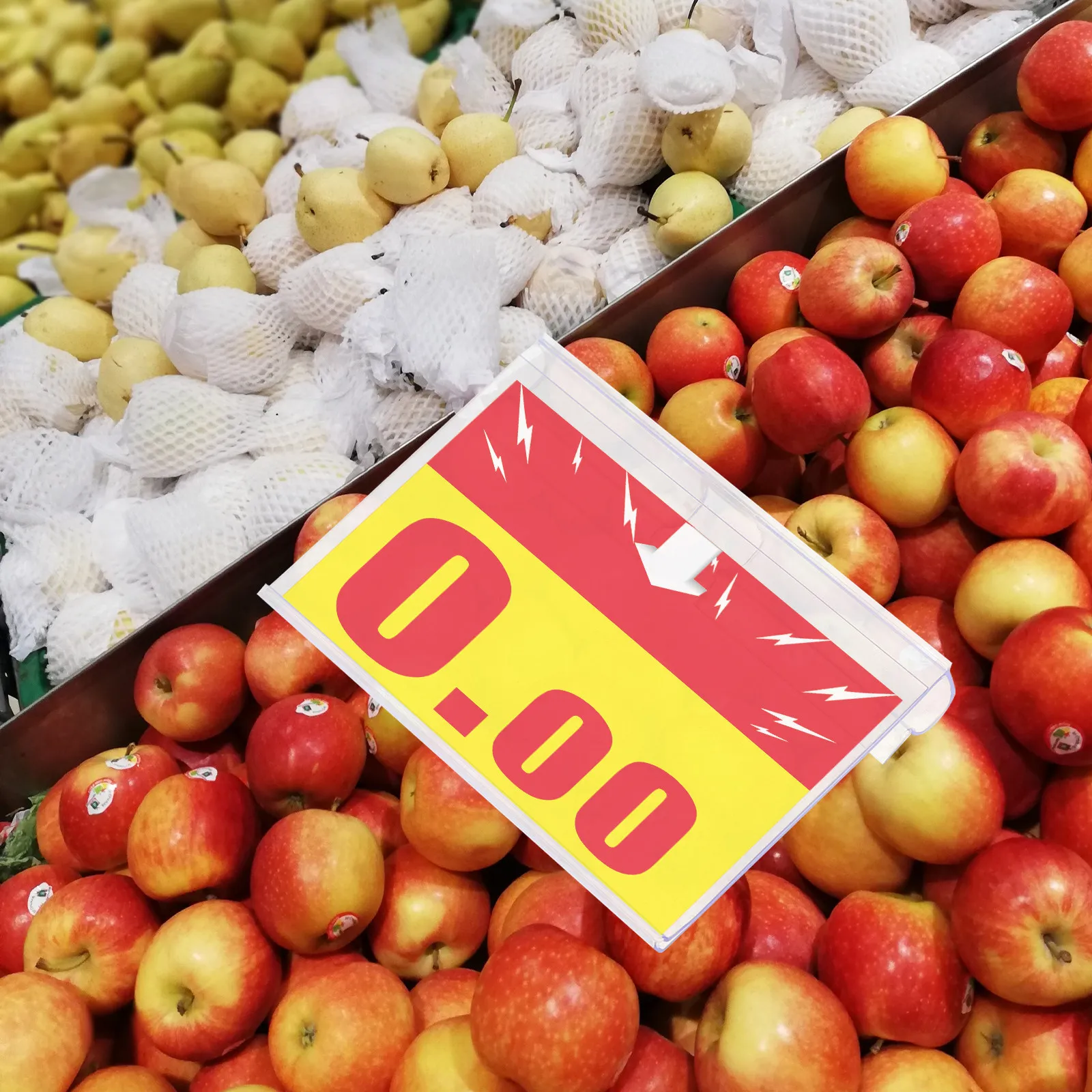 

Держатель ценников на 60 штук, сверхпрочный держатель этикеток для полок, для розничных магазинов, супермаркетов, выставок, износостойкий держатель для табличек