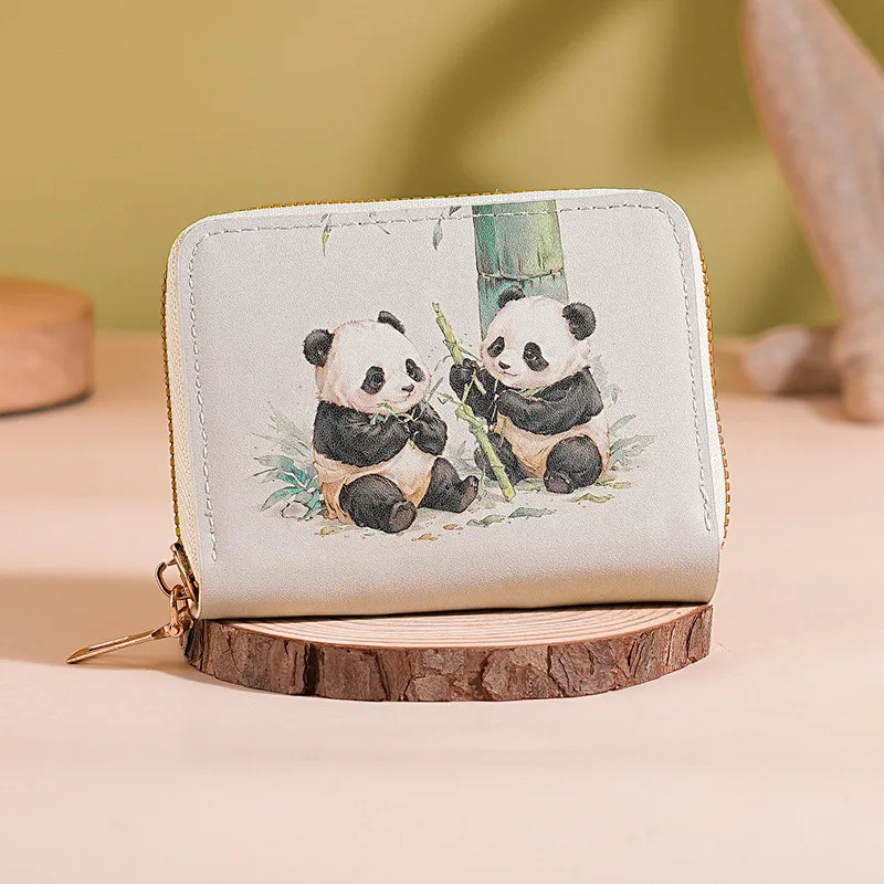 

Panda cute ink driver's license protective cover multi-card position card bag ID cover