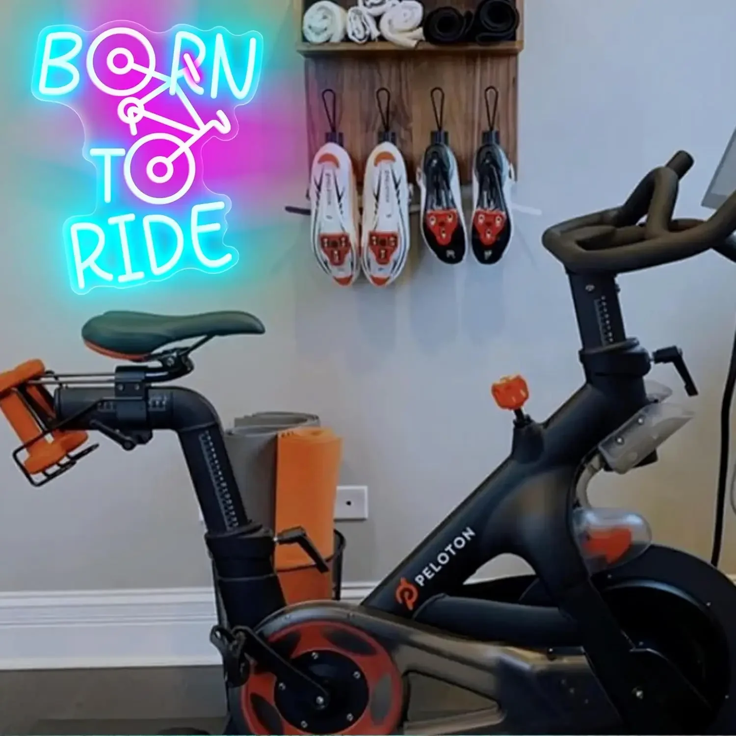 ولد لركوب ضوء النيون LED ضوء النيون لبار عنبر نادي لعبة غرفة رجل الكهف جدار ديكور هدية لصديق الأسرة USB بالطاقة #4