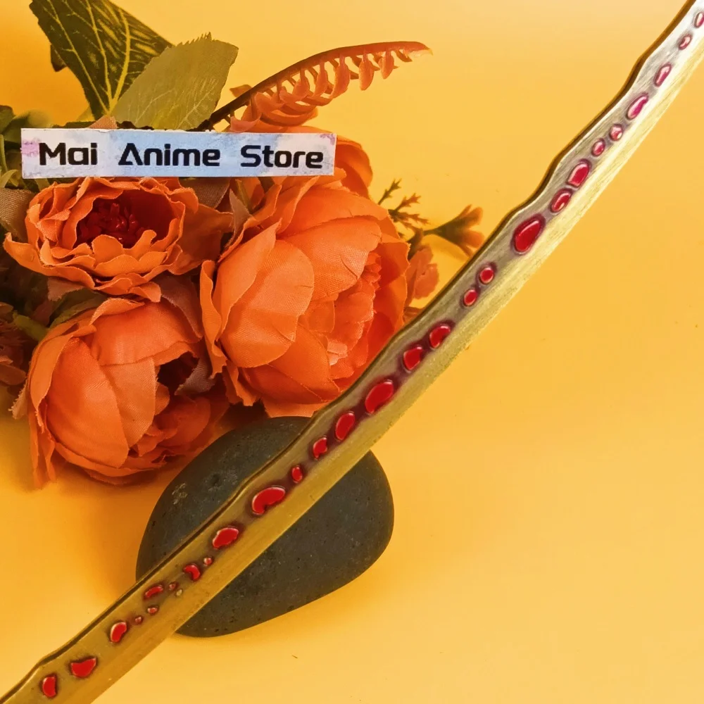 10 بوصة أنيمي Elden كاتانا النيزك خام شفرة السيف الأصلي صابر النينجا سكين معدني ستيك حجم اليابانية كاتانا لعبة غير حادة هدية #3