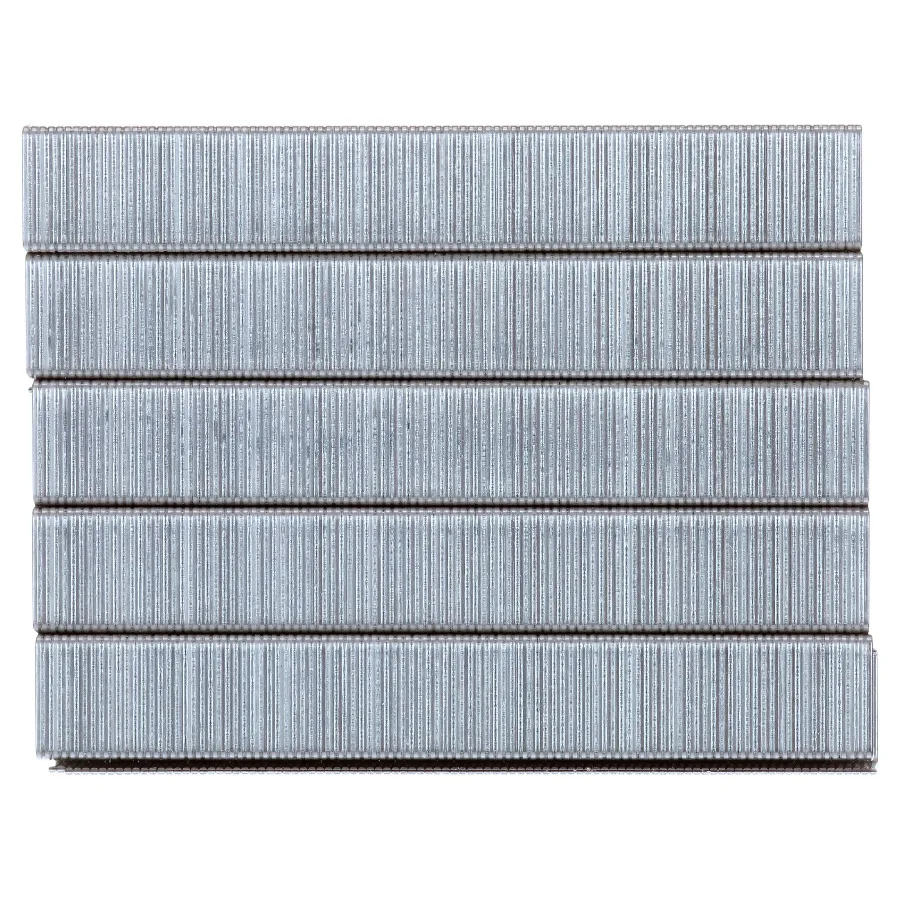 Kaki x 7/16" Staples Standar Pengukur 22,5 Abu-abu, 1000 Pak, Tugas Ringan, Newm Untuk DIY & Cradt