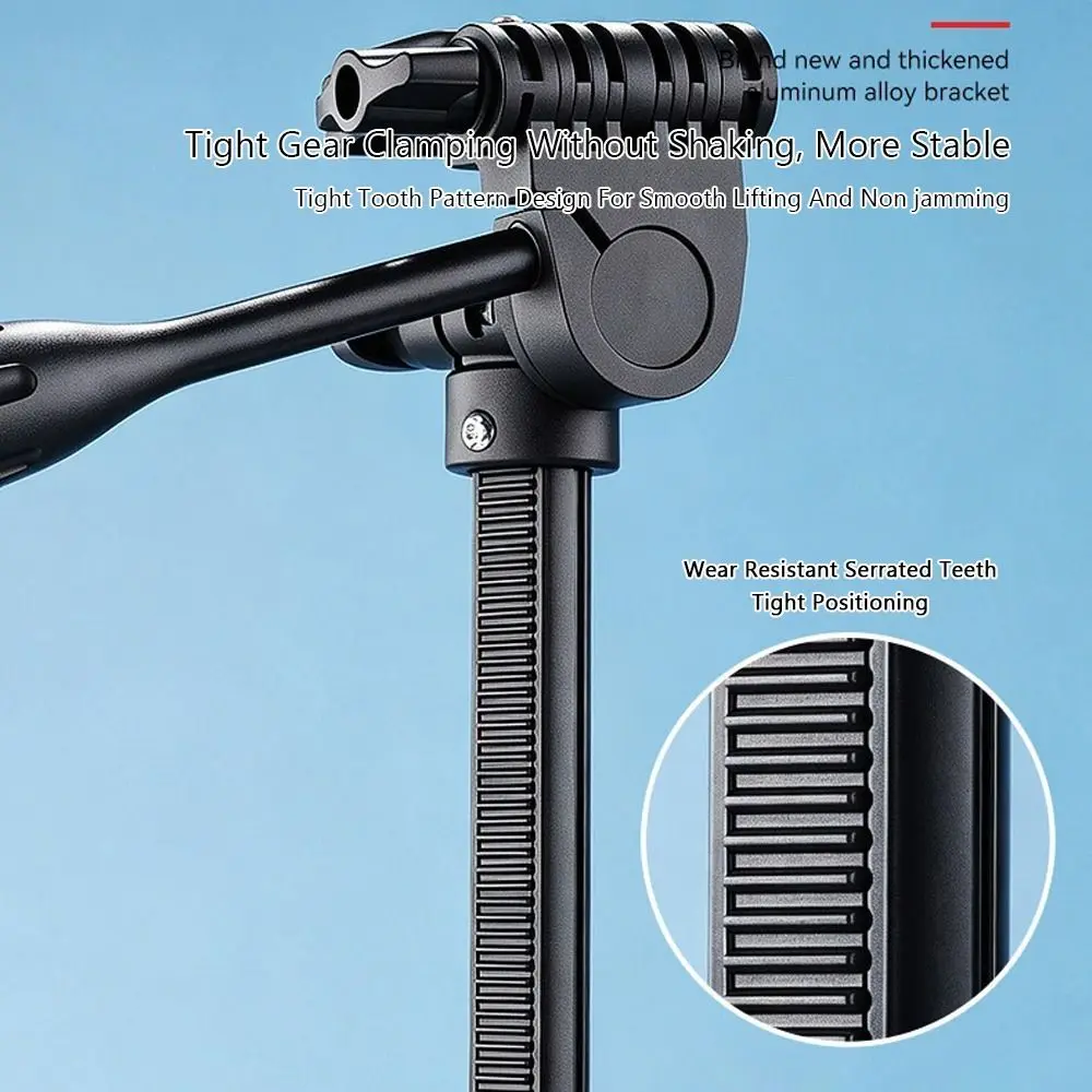 Aluminum Alloy Tripod Stand Telescopic Multi-functional Level Bracket Thickened Adjustable Height Camera Support Level Measuring