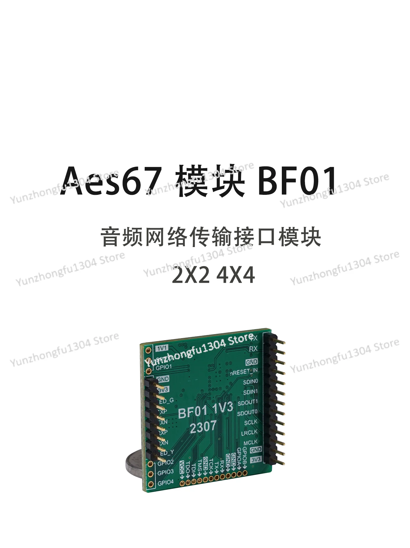 AES67 Audio Network Transmission Interface Module BF01 2X2 4X4