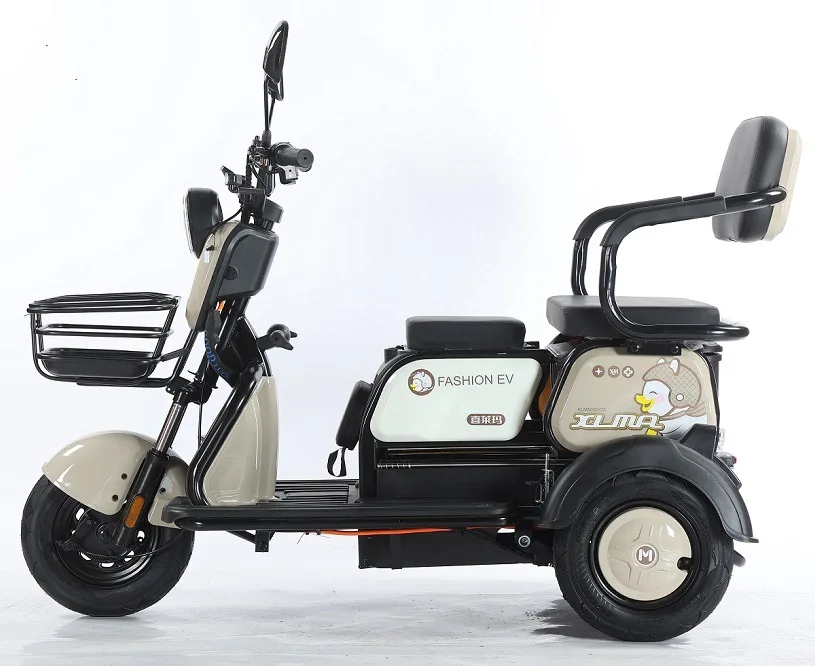

Electric Tricycle High Carbon Steel Three Wheel 500W 60V Mobility Scooter Elderly