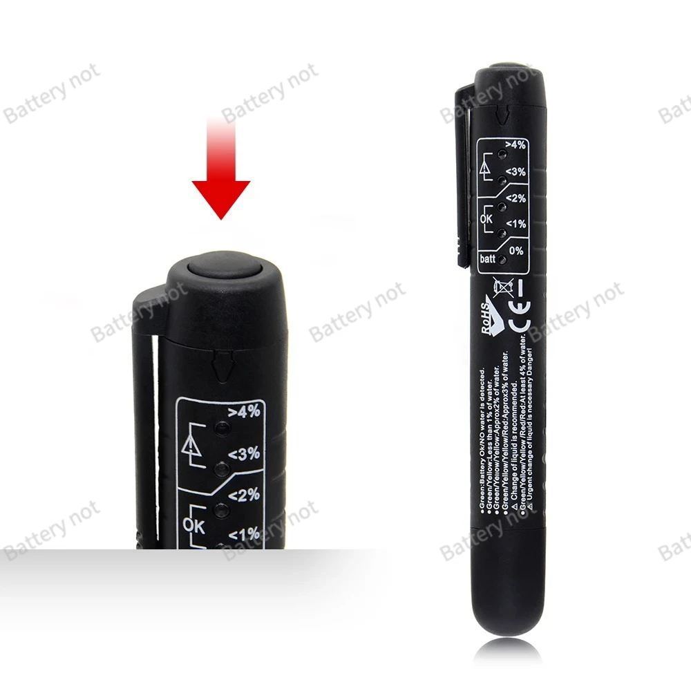 Digital Brake Fluid Tester - LED Oil Quality Analyzer for Cars & Motorcycles | Multi-Vehicle Diagnostic Pen with Accuracy Alert