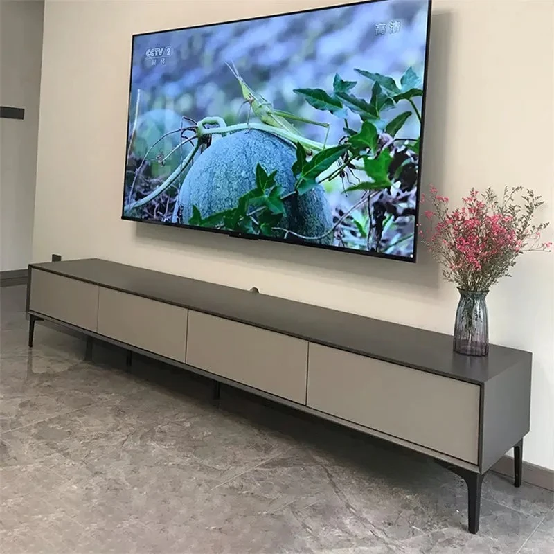 

Living Room Furniture TV Cabinet Coffee Table Combination Nordic Light Luxury TV Stands