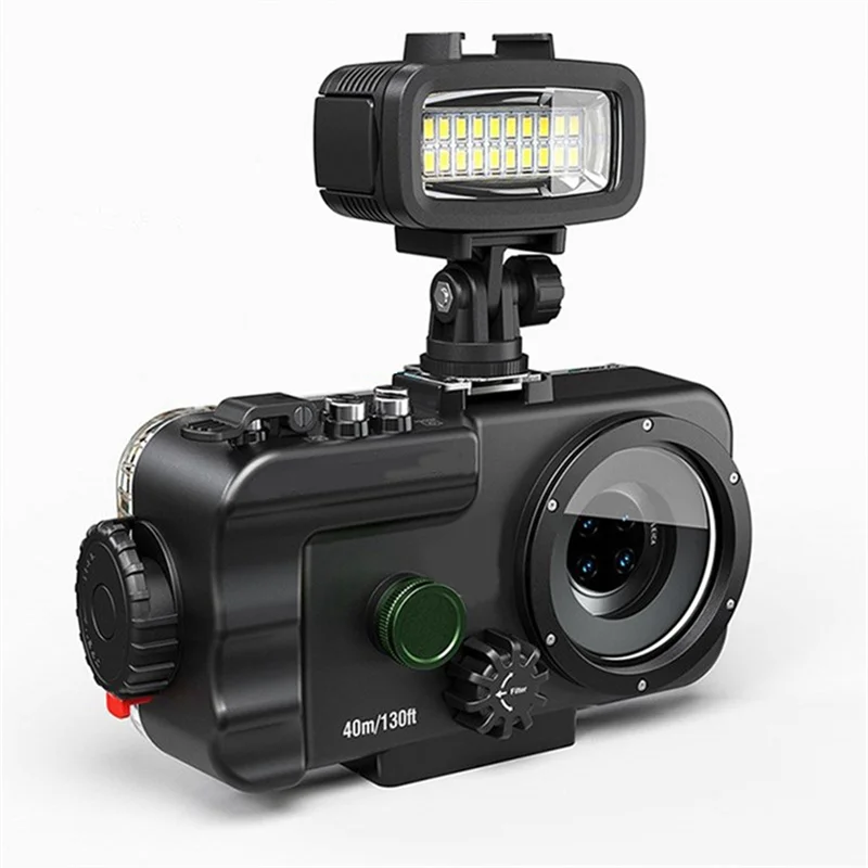 AF91-20LED Portable Diving Fill Light Outdoor Live Photography Lighting For Gopro Camera