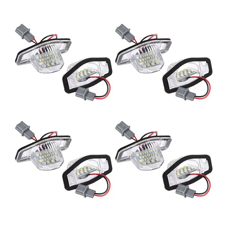 

8X Error Free LED License Plate Light Lamp For Honda Crv Fit Jazz Crosstour Odyssey
