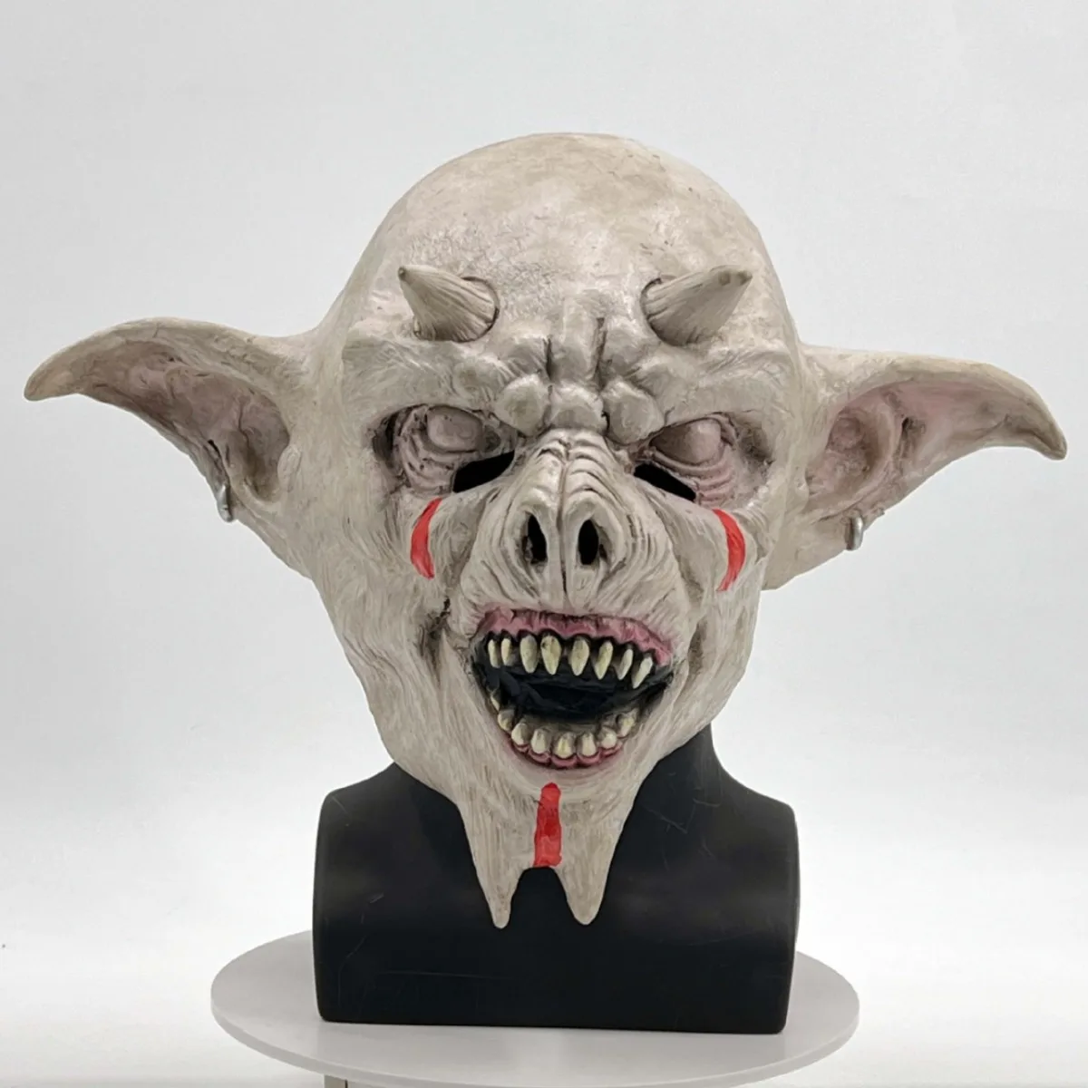 1PC 2024 New Legends of the Night Hobbit Beast Mask Horror Vampire Bat Halloween Latex Mask