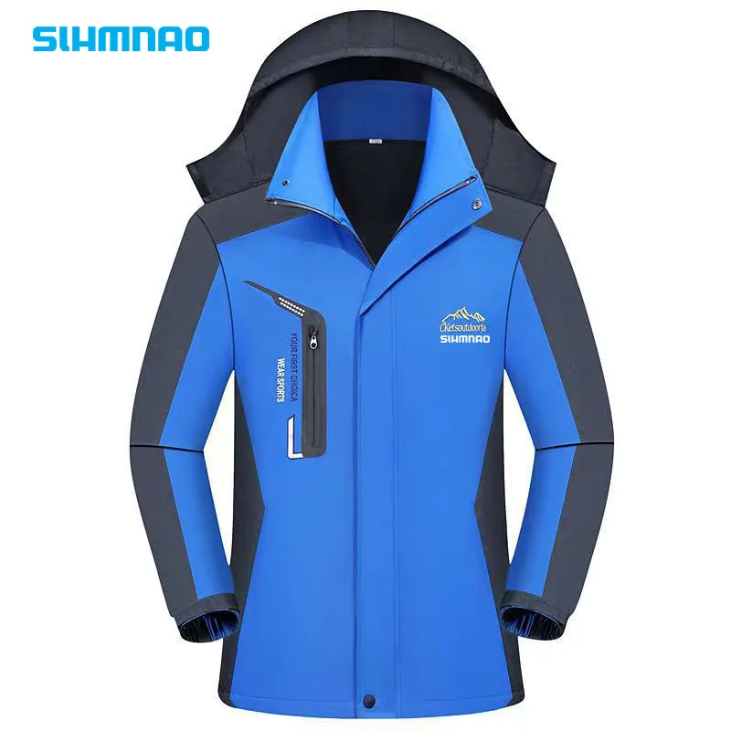 

2024Men's winter wool jacket, waterproof ski board, ski jacket, outdoor camping and hiking jacket, windbreaker, parka coat