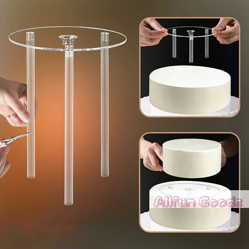 [TG835]Multi-layer Cake Support Set Frame Practical Cake Stands Round Dessert Support