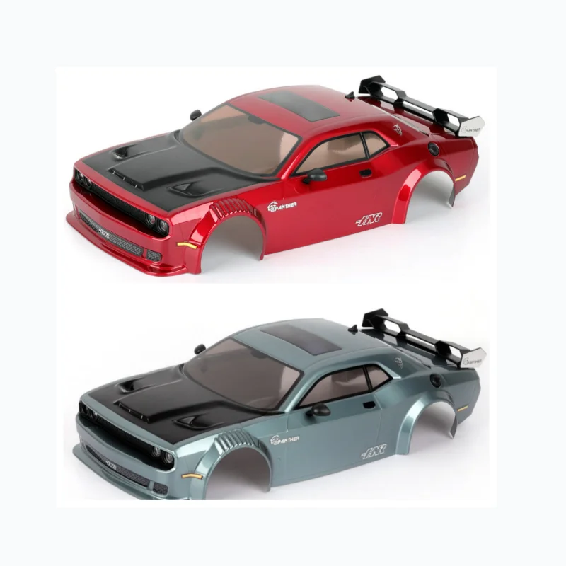 HNR H98249 H98248-1 H98248-2 Pre-assembled Red Bodyshell Kit with light For H9802 Black Panther  brushless 1/10 Model Car