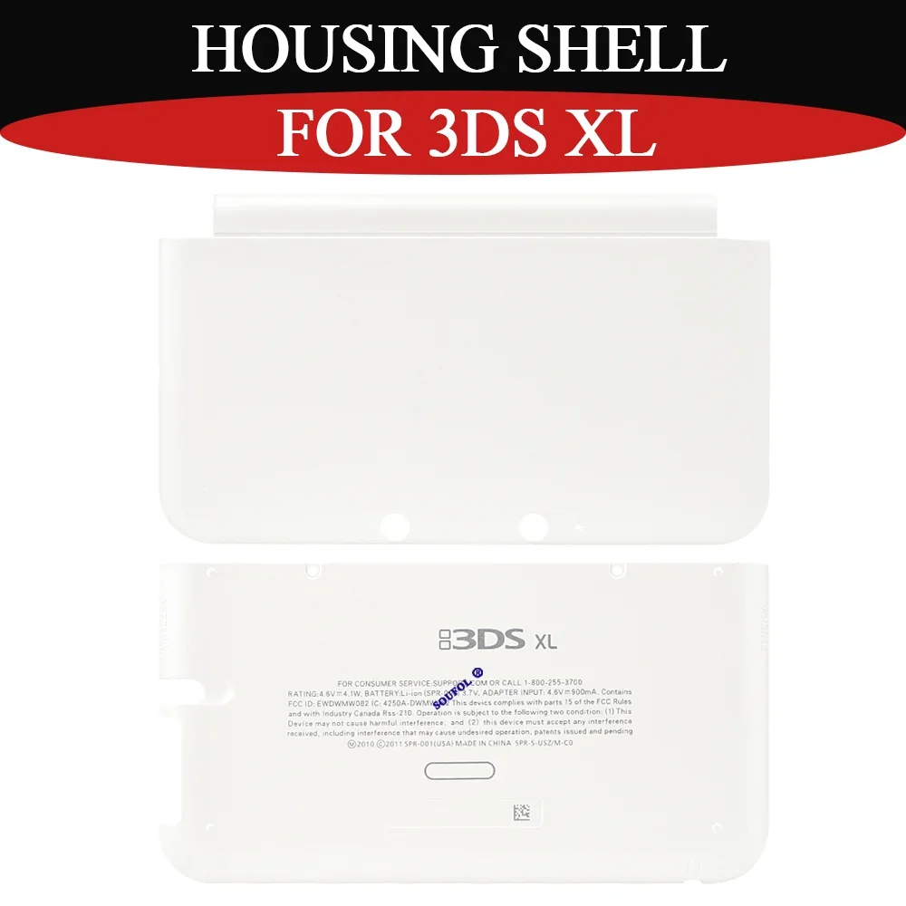 Neues hochwertiges Gehäuse für 3DS XL, Vorder- und Rückseite, 8 Farben, Ober- und Unterteil des Gehäuses für 3DS XL Zubehör