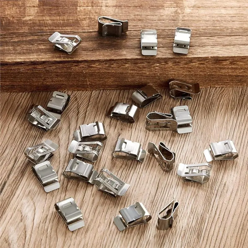 

Mar.Solar Panel Wire Clip 100 Pcs Stainless Steel Cable Clips S Clip Metal Trailer Wire Clip Electrical Cord Management