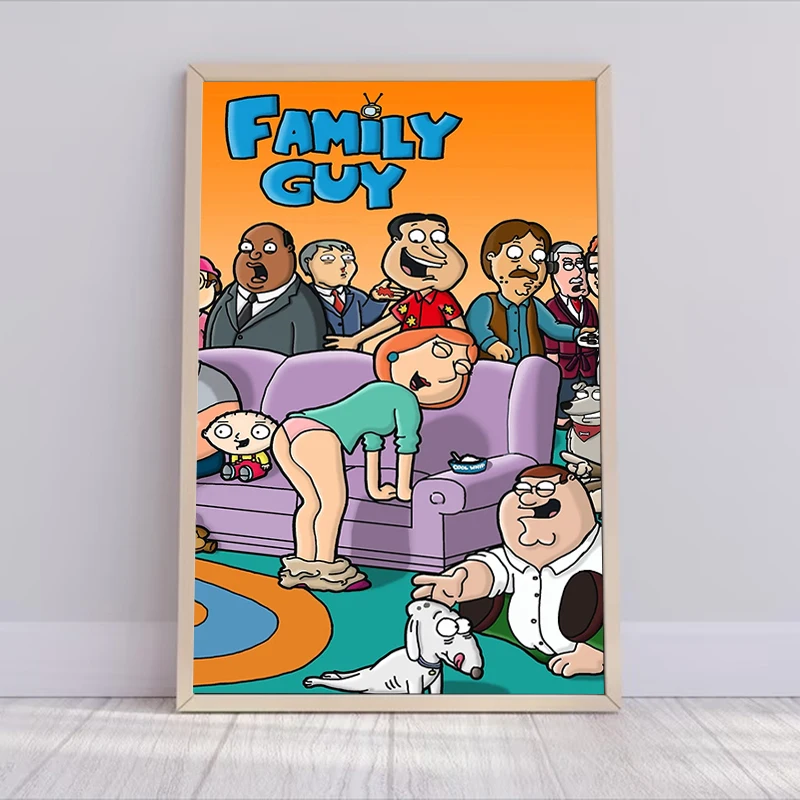 Home Decoration Cartoon G-Guy Cool F-Family Poster Posters for Wall Art Canvas Painting Paintings for Bed Room Decor Decorations