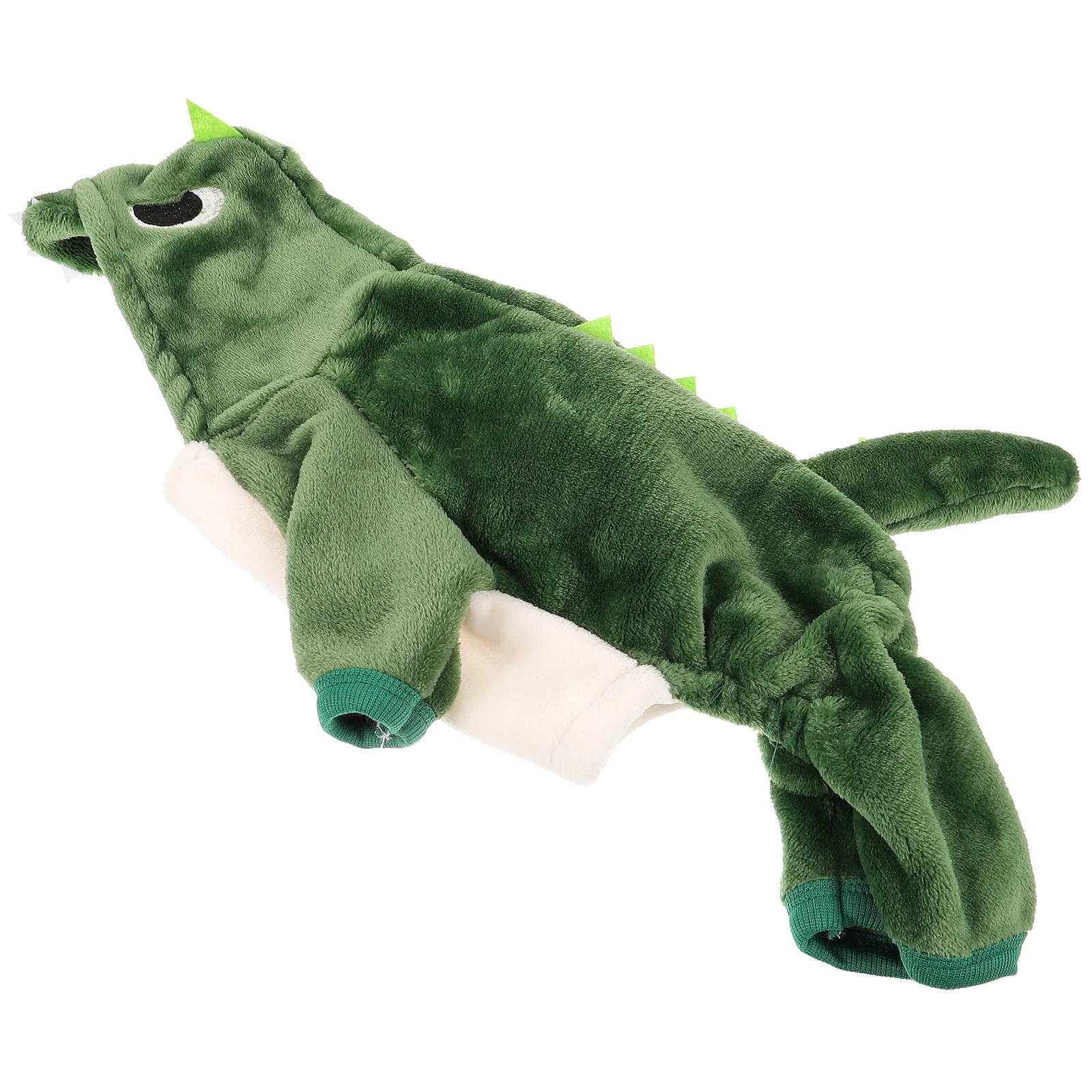 

Dog Hoodie Thickened Warm Windproof Pet Garment Puppy Dinosaur Costume Comfortable Autumn Outfit Stylish Pet Clothing