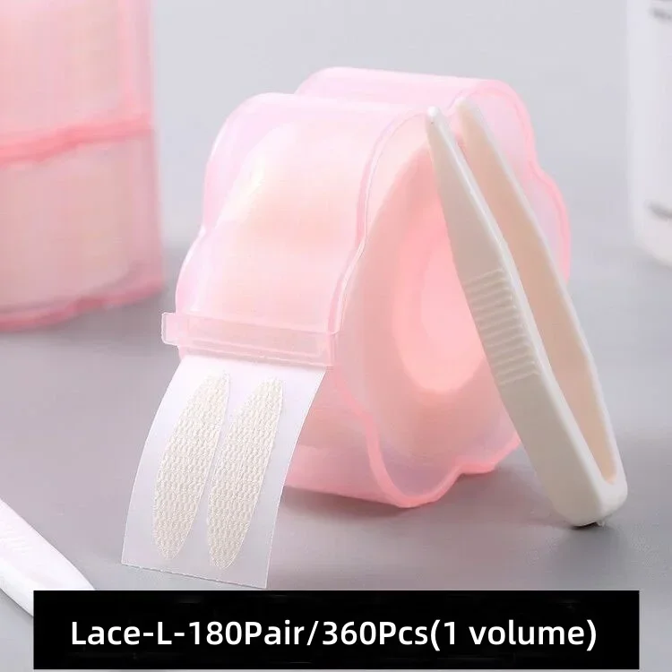 240/360 pçs dupla dobra fita da pálpebra adesivo renda natureza claro bege listra auto-adesivo natural maquiagem dos olhos compõem com ferramenta