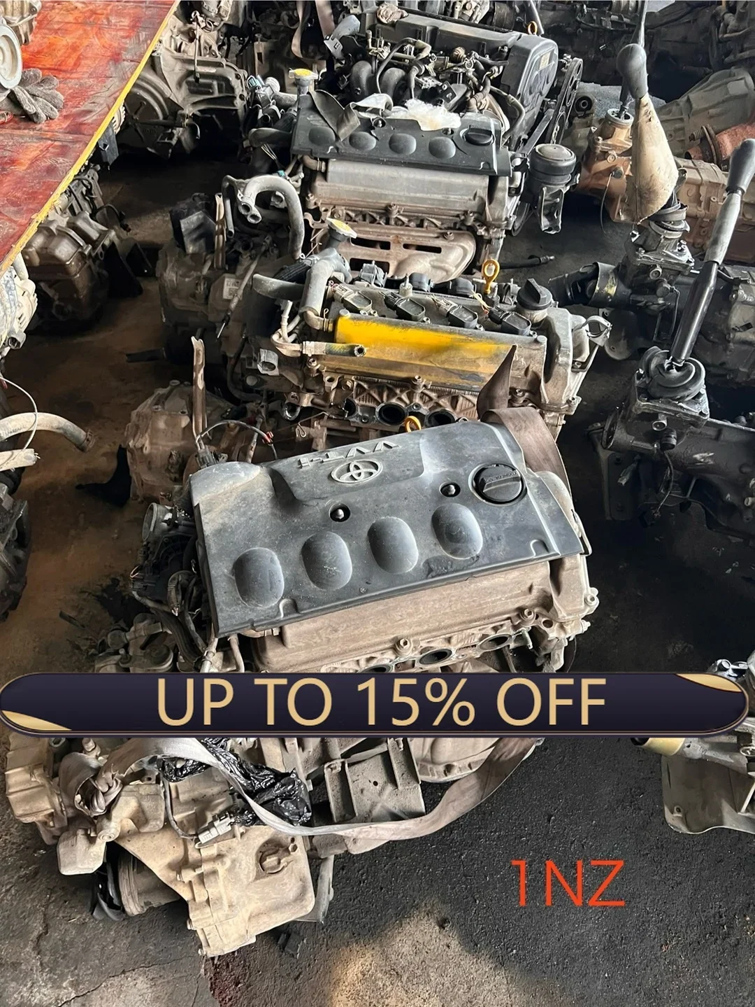 HOT-High Quality Used 4 Cylinder 1NZ-FE 1.5L Engine Assembly For Toyota Vios Auris Corolla Yaris