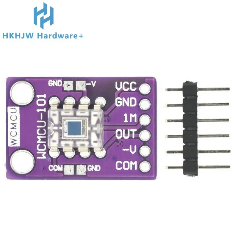 OPT101 Light Analog Light Intensity Sensor Module Single Chip Photoelectric Diode 14KHz WCMCU-101 CJMCU-101