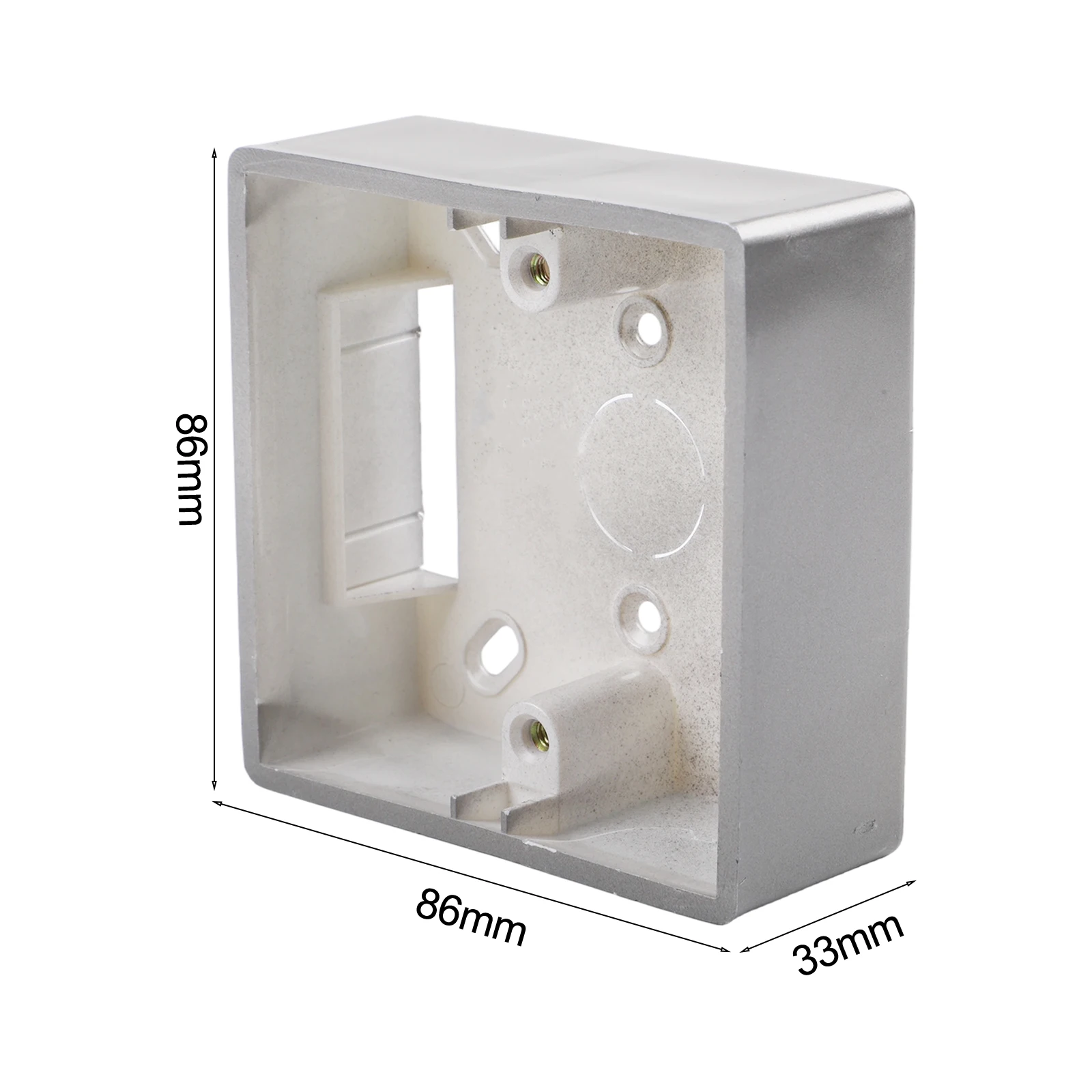 For Wall Installation Wall Mounting Box 86 Switch Socket Home Renovation 86*86*33mm Adapter Quick Installation