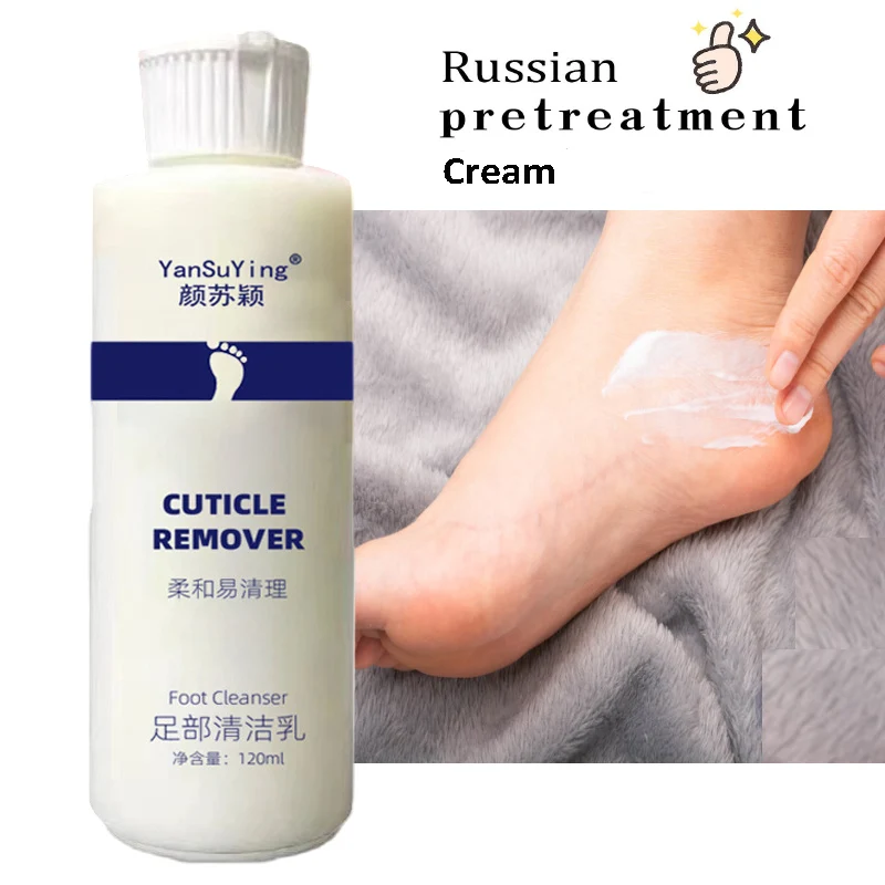 120ml Foot Exfoliator Softener 7 Seconds Remove Dead Skin & Calluses Foot Mask Anti-Cracked Heel Enhancer Nail Pedicure Kit