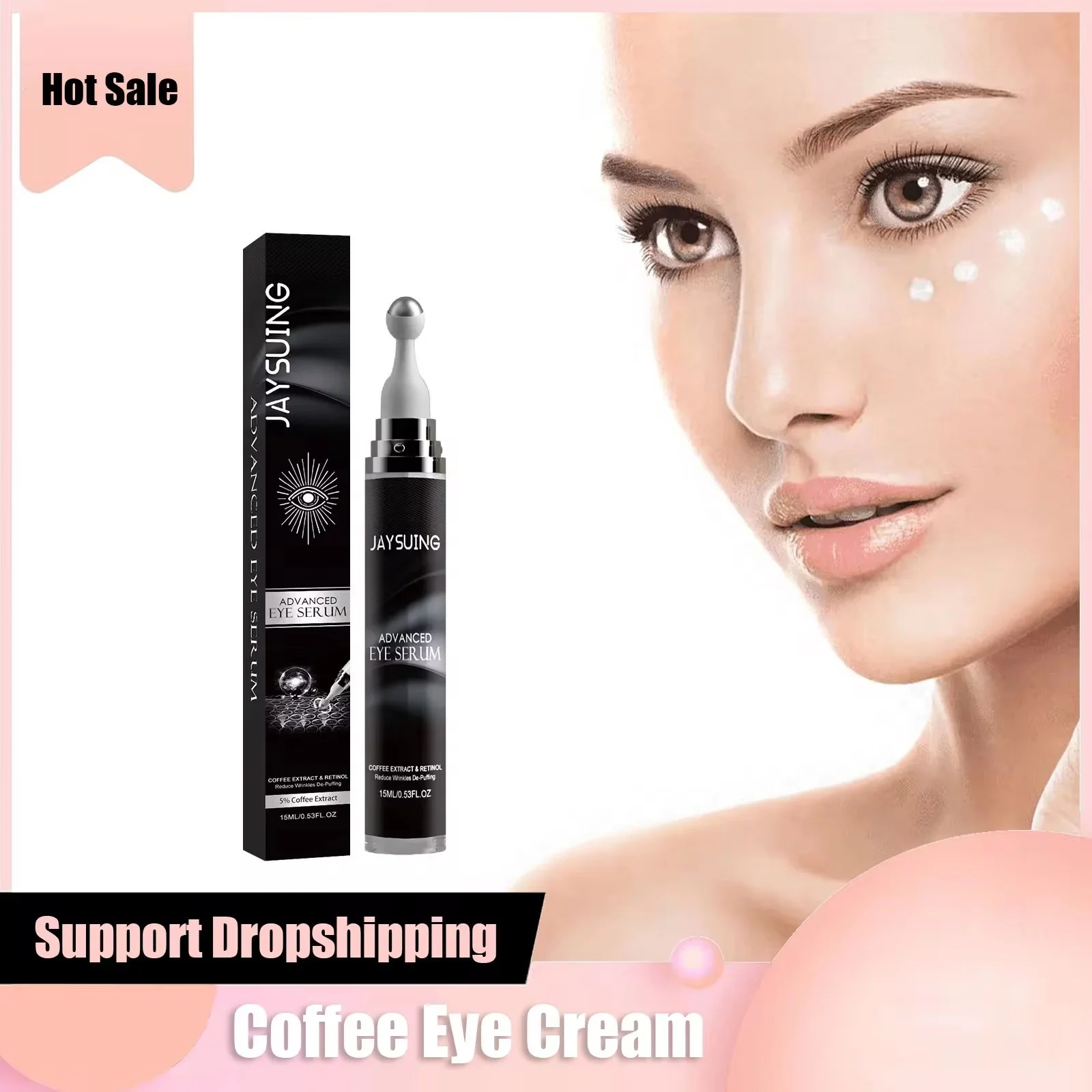 

Anti Dark Circle Eye Cream Serum Remove Wrinkles Firmness Whi-tening Under Eye Essence Puffiness Fade Eye Fine Line Firming Skin