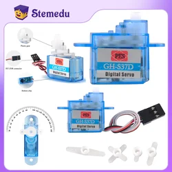 GH-S37D Micro Digital Servo Mini Super Light 3.7g 180 Degree for Control Aircraft Flight Direction RC Plane Helicopter Boat Car