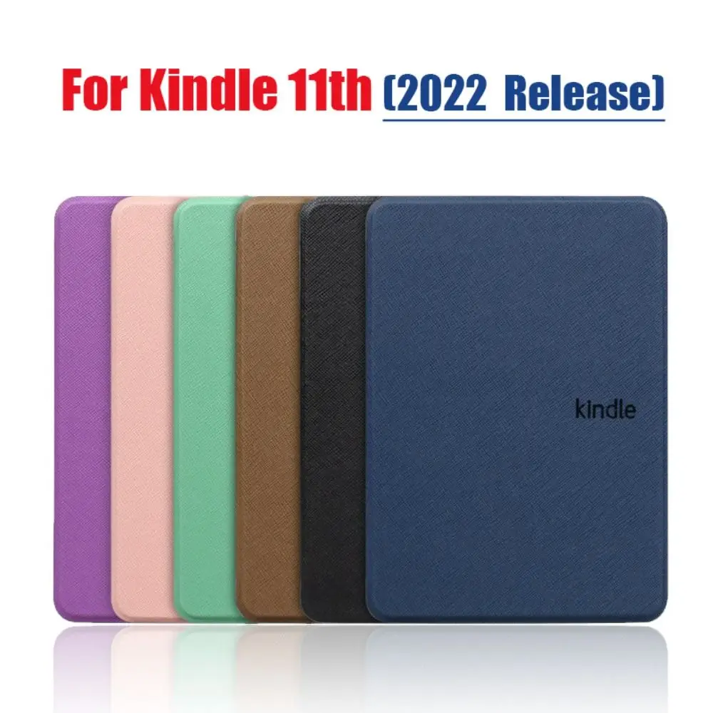 Ultra Slim 6 Inch Auto Wake/Sleep PU Leather Folio Cover Smart Case Magnetic For Kindle 11th Generation 2022 Release