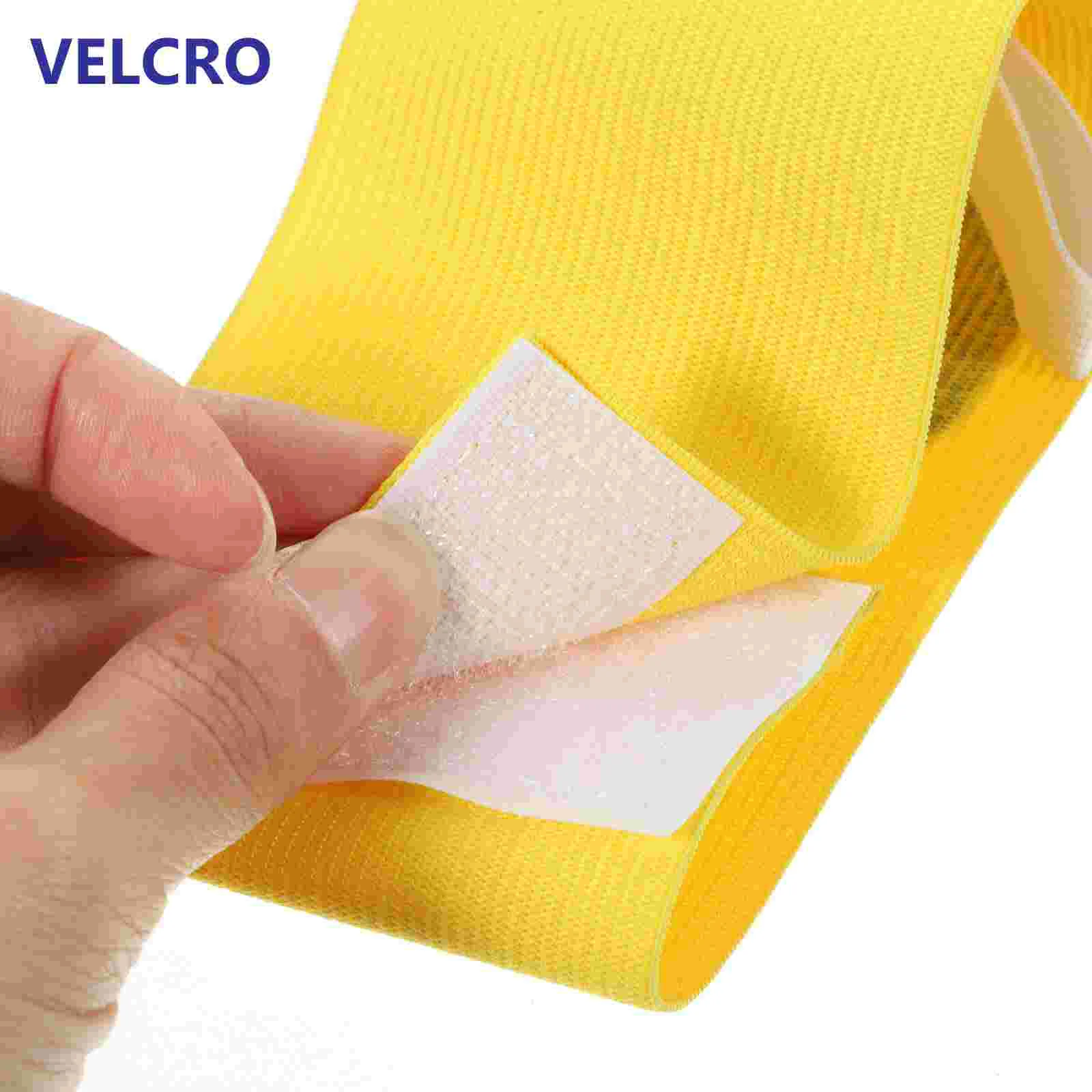 6 ชิ้นปลอกแขนกัปตันผู้นําทีม Armbands สีฟุตบอลฟุตบอลการแข่งขันยืดหยุ่นผู้ชายผู้หญิง