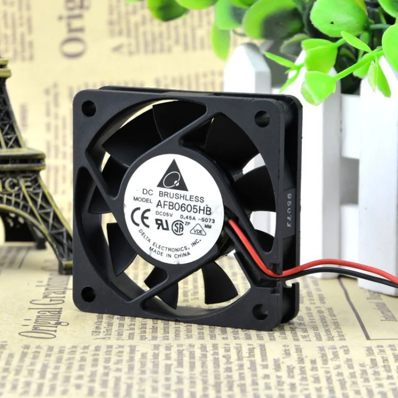 Afb0605hb 5V 0.45a 6cm Cooling Fan 2 Lines 6015