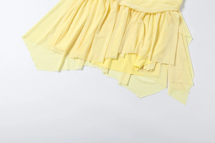 Sisterlinda Neckholder-Spitzenkleid für Damen, Bandage, tiefer V-Ausschnitt, rückenfrei, ärmellos, Falten, unregelmäßiger Saum, modisch, Streetwear, Sommer, figurbetont – Detail 10