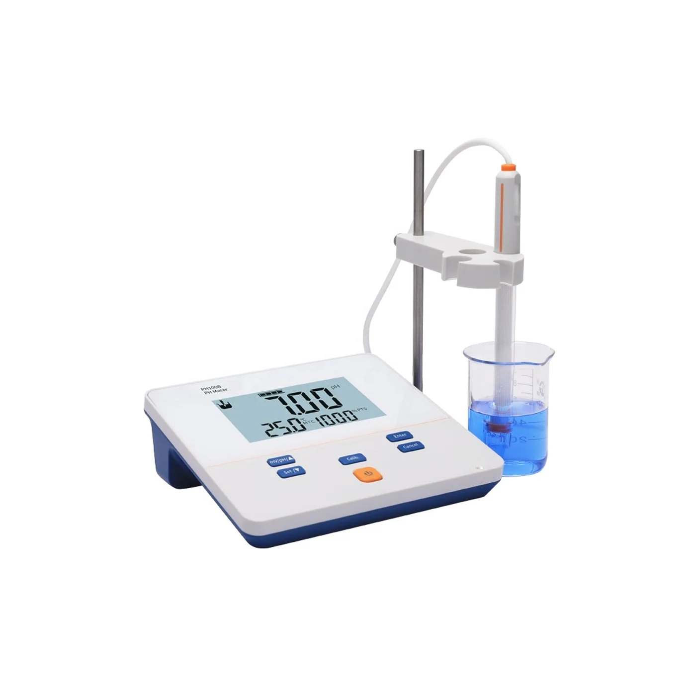 PH100B  Laboratory Benchtop Temperature Compensation pH Meter 0.00-14.00 pH -1800-1800 mV
