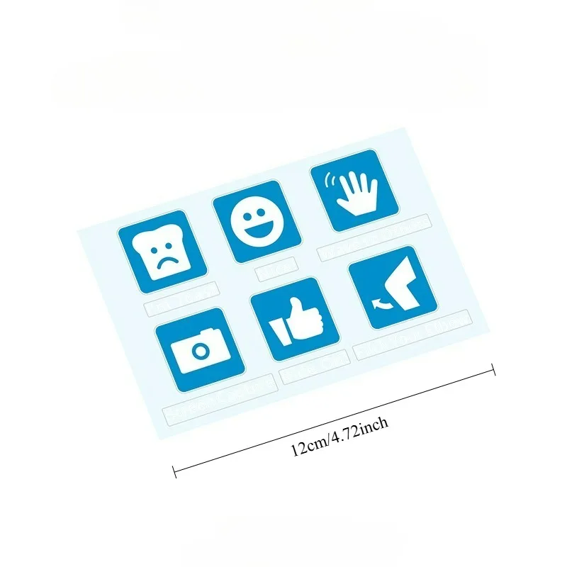 "Cycling Emoji & Phrase" Sticker Set, Ideal for Bike Handlebar Displays, Helmet Visors, Adding a Fun Cycling Vibe