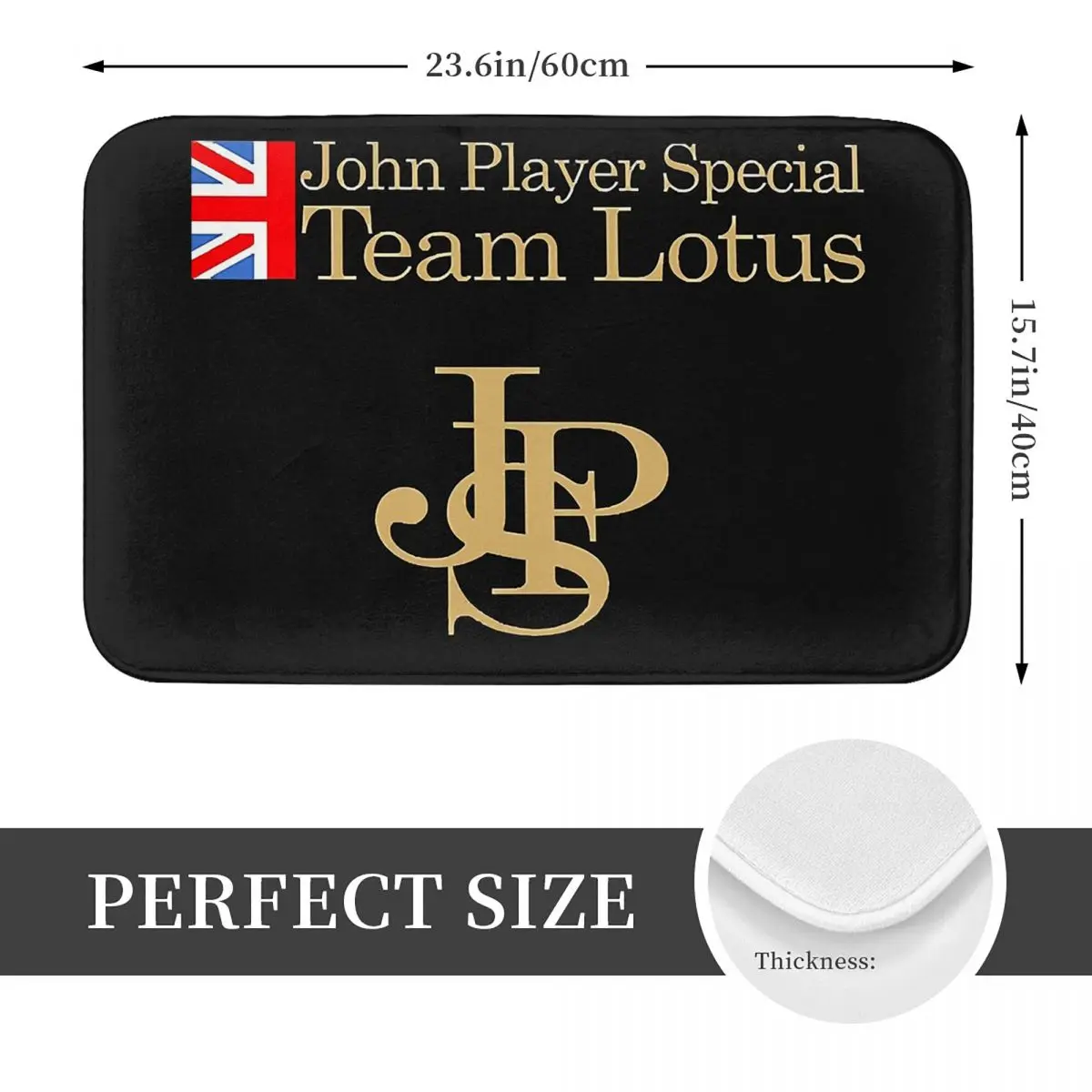 JPS John Player Special Doormat Kitchen Entrance Home Floor Mat Non-slip Carpet Rug for Bedroom Footpad Mats