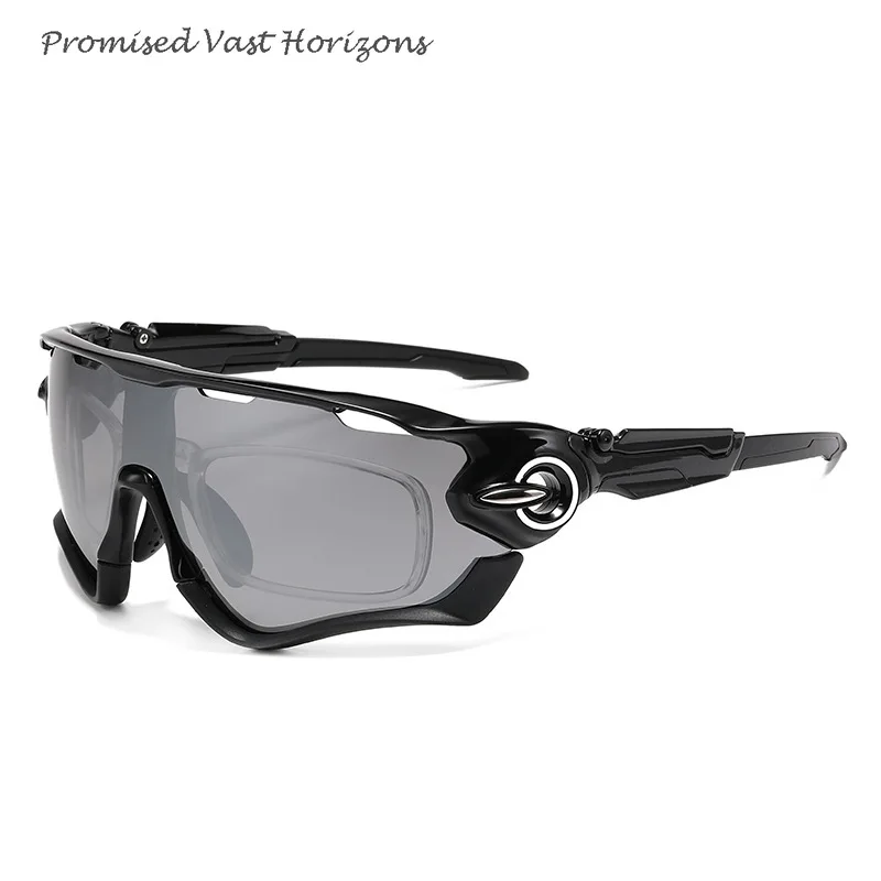 Kacamata Bersepeda Pria Olahraga Lapis Luar Ruangan Baru Kacamata Hitam Miopia Lari Grosir