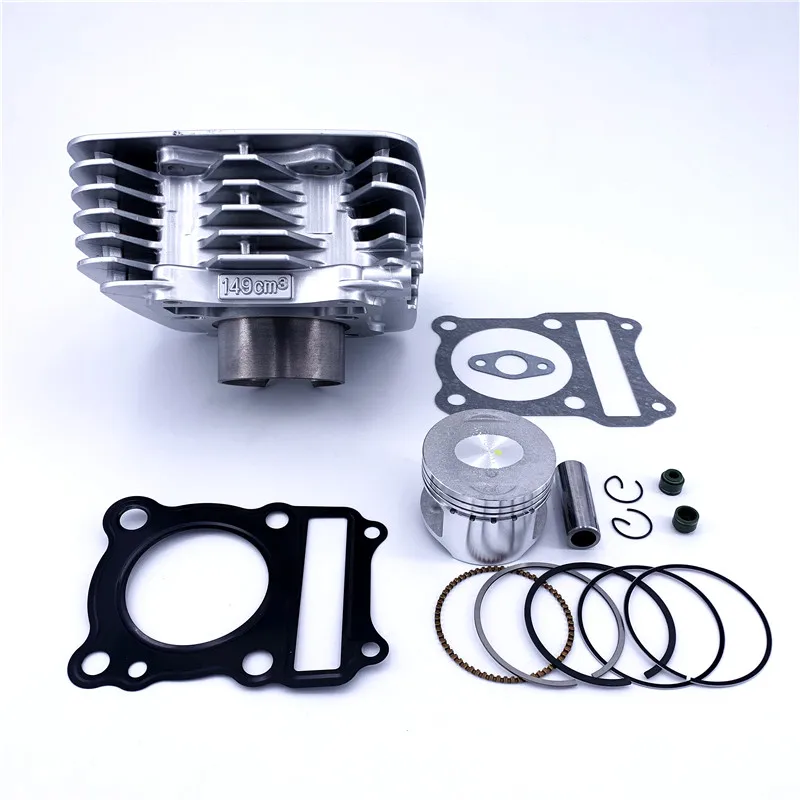 57mm Motorcycle Engine Cylinder Piston Kit For Haojue Suzuki EN150 EN150-A EN 150cc GZ150-A 150cc EN150cc Spare Parts