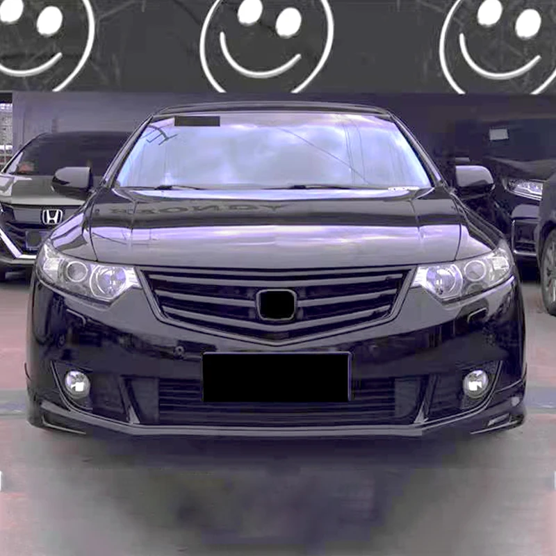 For Honda Spirior Carbon Black Car Front Bumper Lower Mesh Grill Grille Cover Trim Diffuser 2009 2010 2011 2012 2013 Accessory