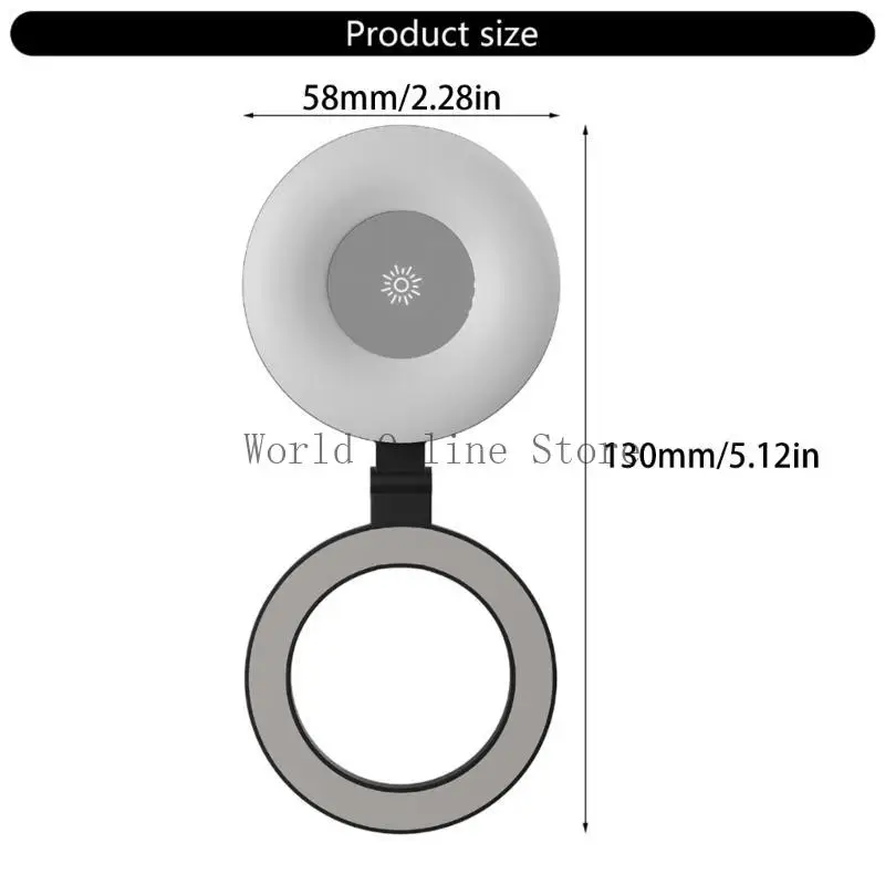 Portable Folding Soft Light For Enhancing Mobile Photography And Video Lighting 87HC