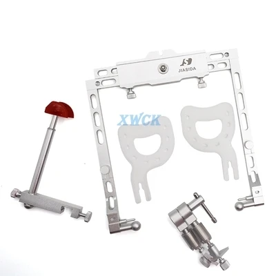 Dental Fully Adjustable Jaw Frame Anatomical Articulator Gilbach Mechanic Facial Arch Arrangement Guide Plate Transfer Table