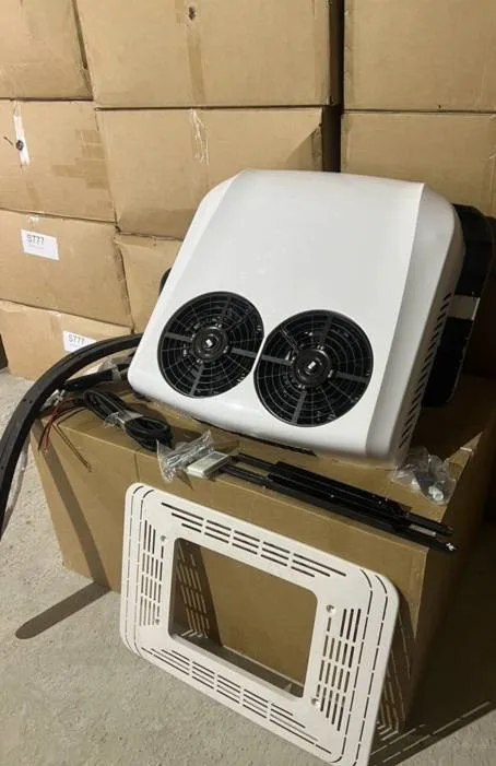 متنقل وقوف السيارات برودة 24 فولت حافلة شاحنة فان 12 فولت 12 فولت سقف أعلى مكيف الهواء ل RV #6