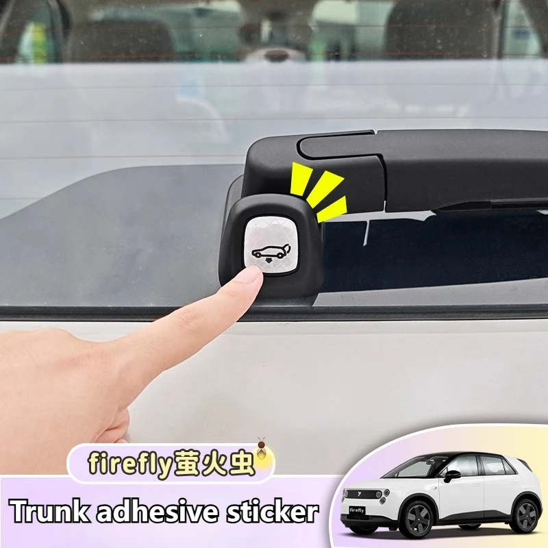 

Car Trunk Warning Sticker Reflective Tailgate Sticker Special Interior Decorative Accessories for NIO Firefly