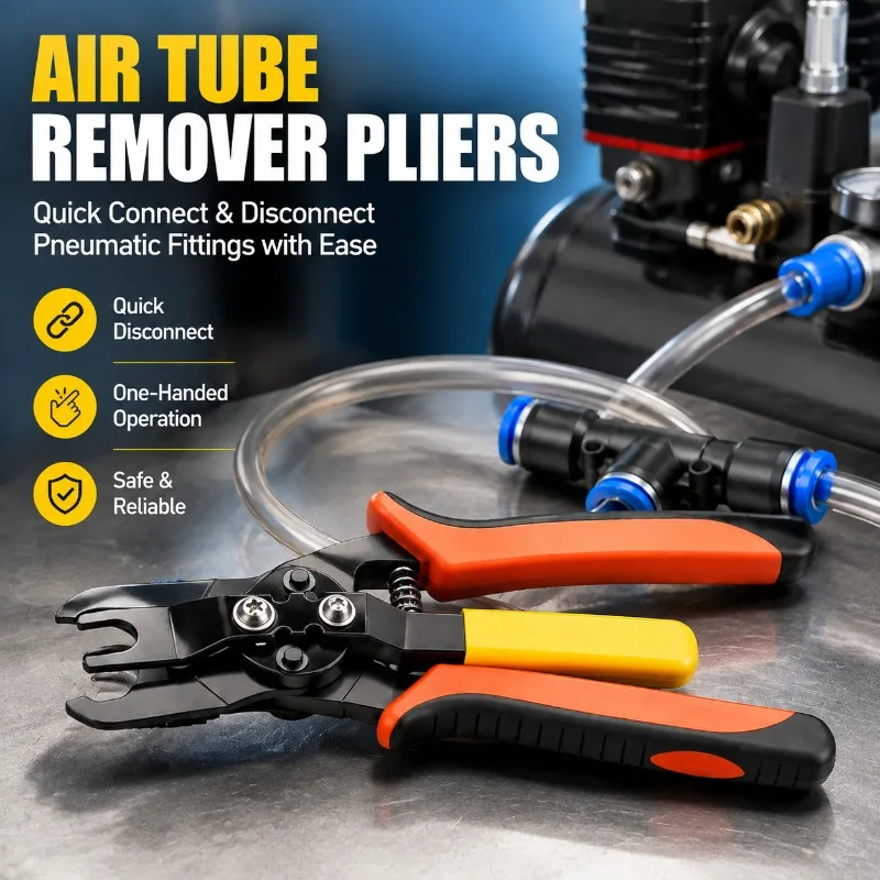 Air Tube Disconnect Plier for Pneumatic Push-in Fittings Professional Air Hose Removal Hand Tool Specially Used for Industrial