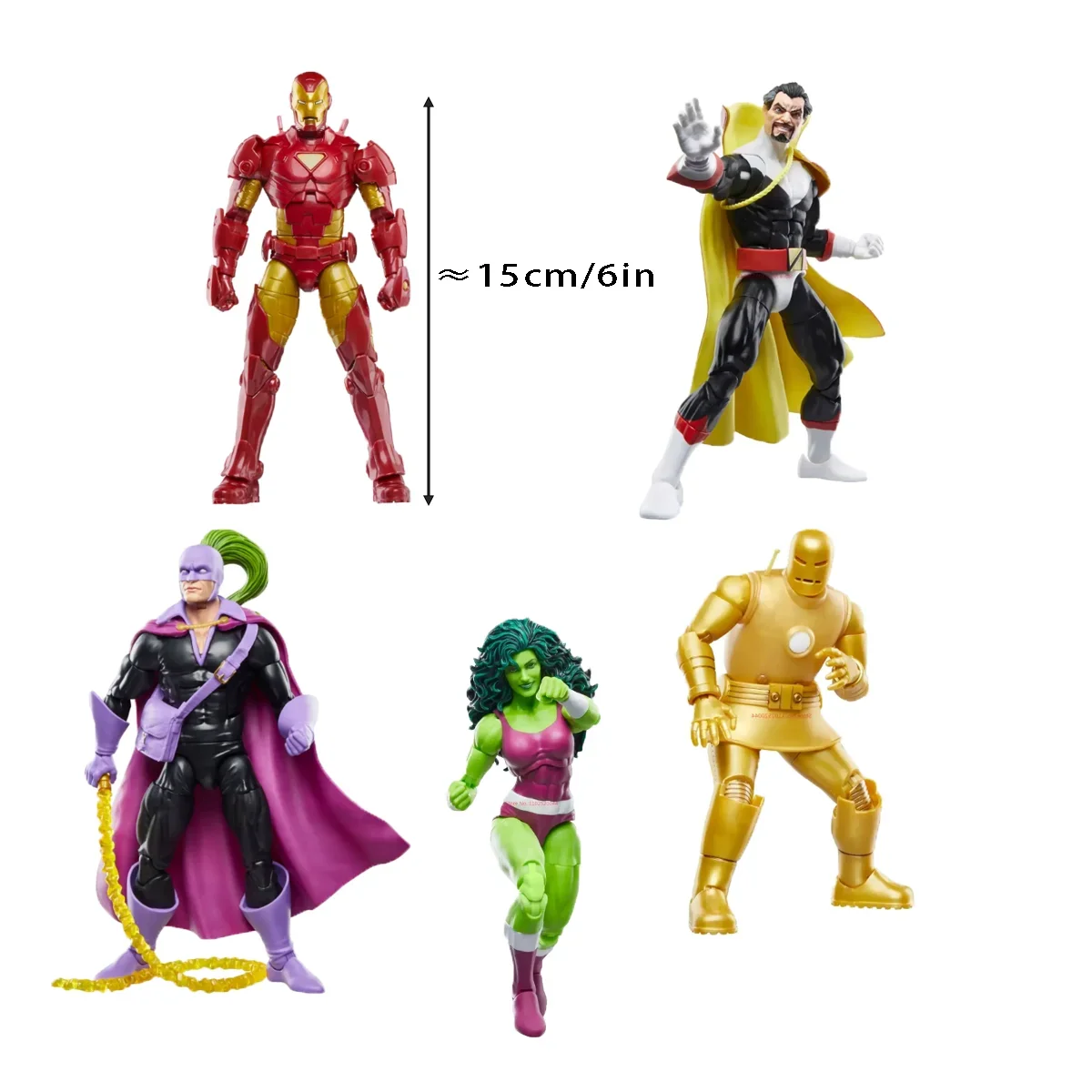 Hasbro Marvel Legends Original Series Iron Man Model She-Hulk Whiplash Captain America Count Action Figure Model Toys Hobby Gift