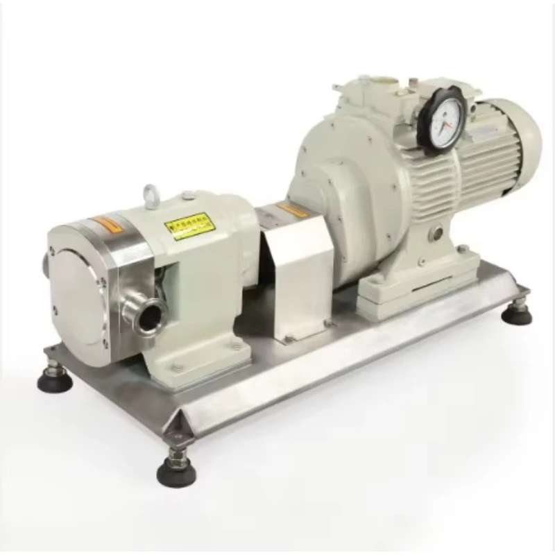 

Sanitary 316L Electric Lobe Rotor Food Transfer Pump High Viscosity Medium High Pressure Honey Rotary Pump without Motor