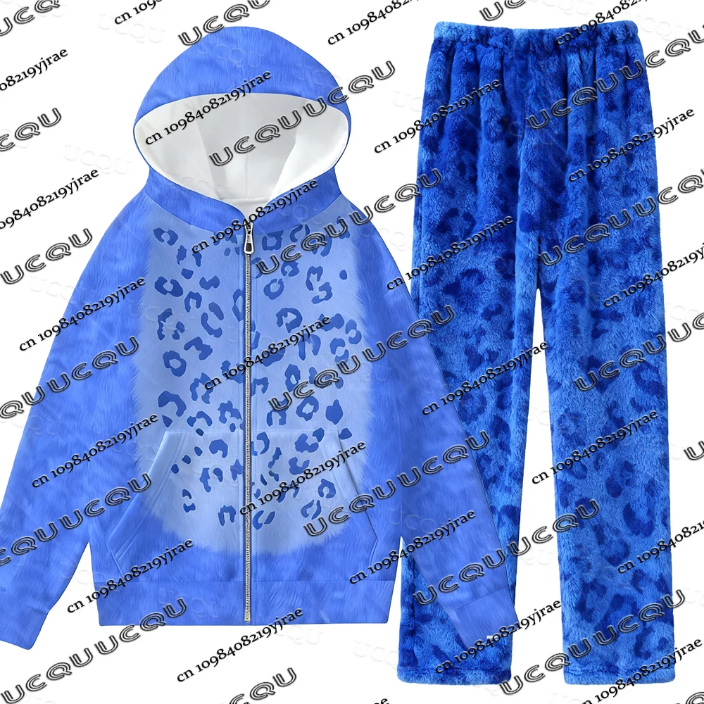 

Аниме KPop Demon Hunter Drepy Tiger толстовки на молнии с пижамными штанами, комплекты повседневных спортивных костюмов, рождественские подарки, мужские пальто