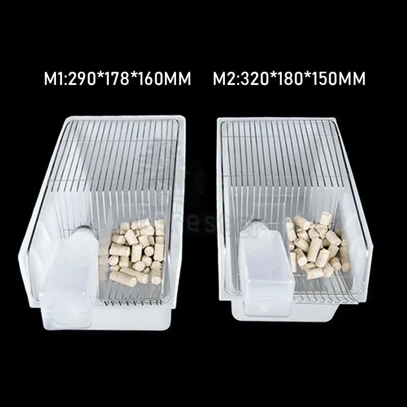 1PCS Professional Experimental Rat Cage Mouse Breeding Cage Group Feed Feeder Small Large PP Lab Equipment Supplies