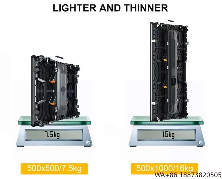 Display a LED Buon prezzo Noleggio IP65 Video Wall impermeabile 500 * 500mm Schermo da pannello 500 * 1000mm Video Wall Concerto