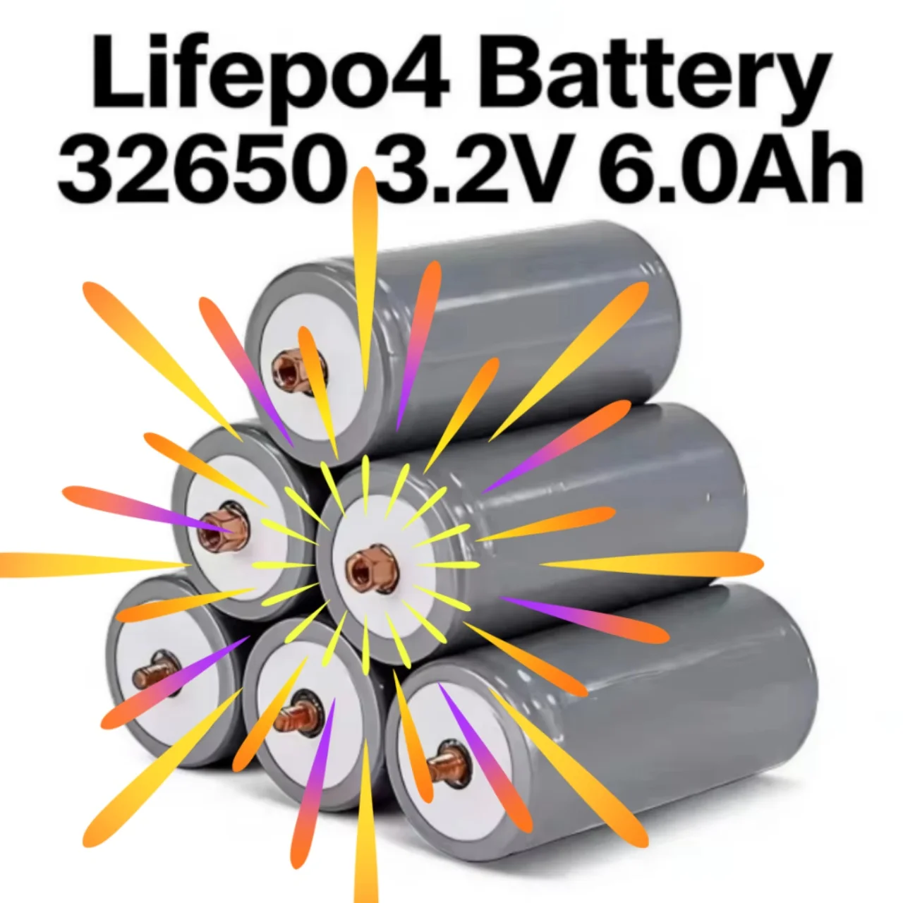 

Original 32650 Lifepo4 Rechargeable Battery 6.0Ah 3.2V Air Transport Certified Professional Phosphate Power Battery with Screw