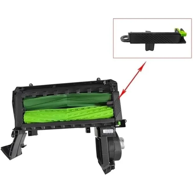 ABJO-ทําความสะอาดหัวโมดูลสลัก Forirobot Roomba E5, I1 +, I3, I4 +, I6, I7, J5, J7, J9 + หุ่นยนต์เครื่องดูดฝุ่น