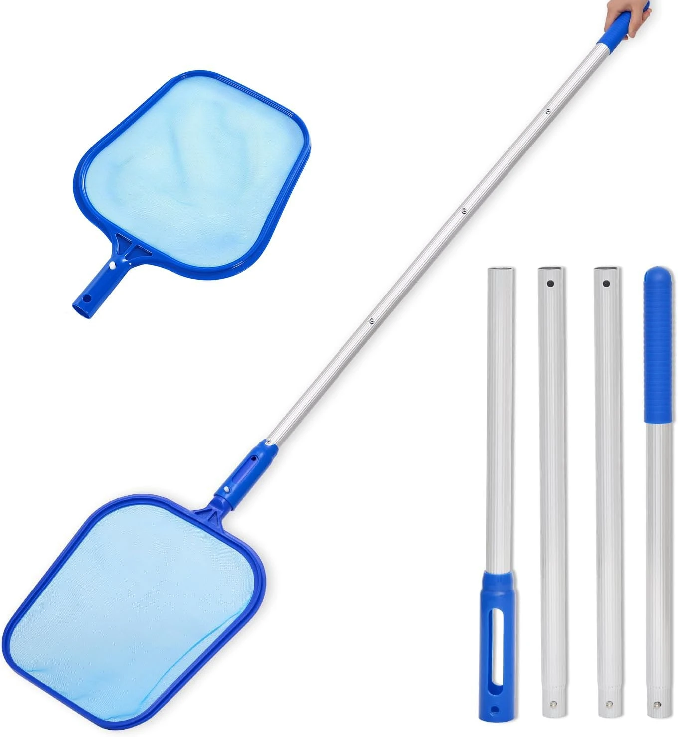 Pool Cleaning Net Skimmer Net Swimming Pool Cleaning Leaf Skimmer Mesh Frame Net Professional Cleaning Accessories for Pool